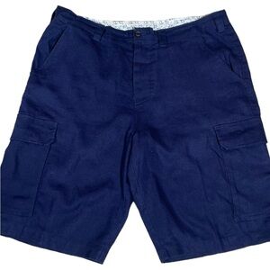 Toscano Linen Cargo Shorts